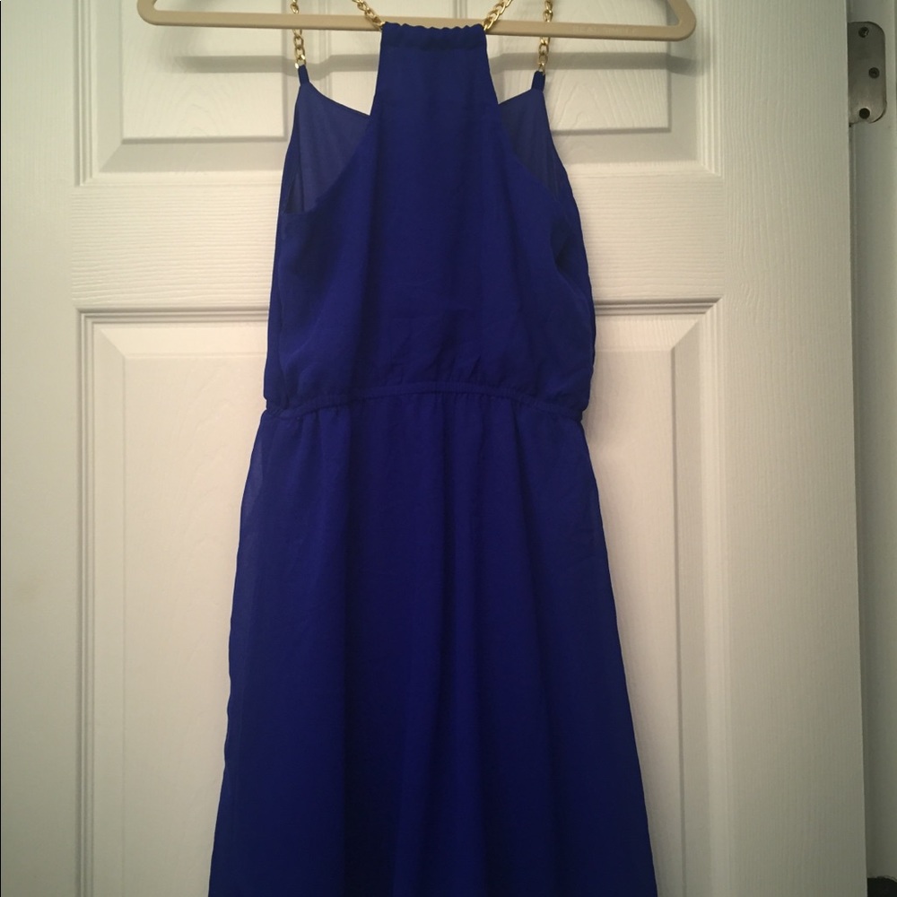 Blue dress